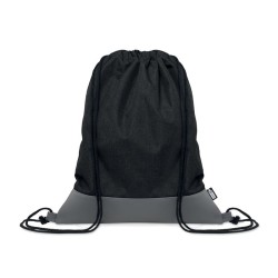 Sac à cordon en PU RPET 2 tons 