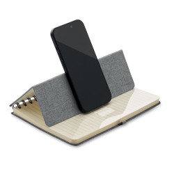 Cahier A5 support de téléphone 