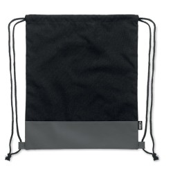 Sac à cordon en PU RPET 2 tons 