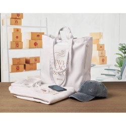 Sac shopping en coton recyclé 