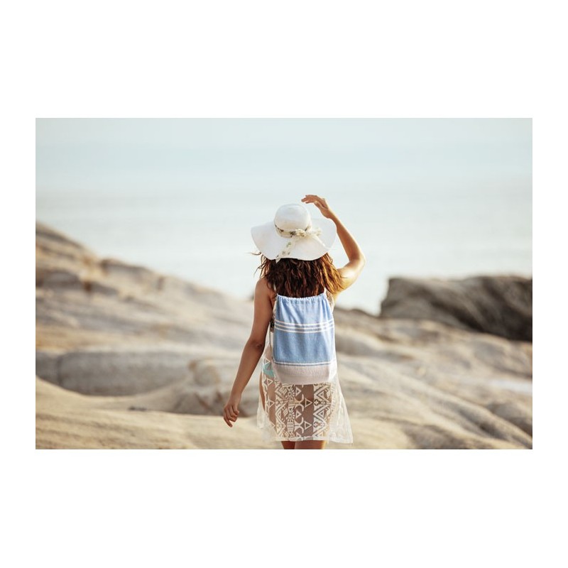 Fouta et sac assorti 