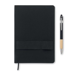 Carnet RPET A5 avec stylo 