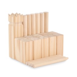 Jeu de lancer en pin 