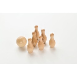 Mini jeu de quilles en pin 