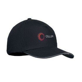 Casquette en coton LED à 5 pans 