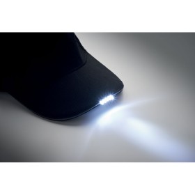 Casquette en coton LED à 5 pans 