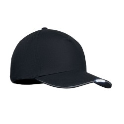 Casquette en coton LED à 5 pans 