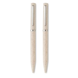 Set de stylo paille de blé/ABS 