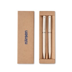 Set de stylo paille de blé/ABS 