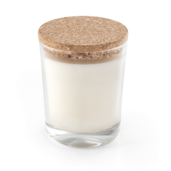 ZEN 180 Bougie aromatique dans une coupelle en verre avec un couvercle en liège 180 g 