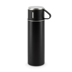 COMANECI Bouteille en acier inoxydable à double paroi (90 % recyclé) avec finition mate 490 mL 