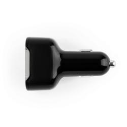 DIRAC Adaptateur allume-cigare avec port USB-A 18W et USB-C 20W en 100% rABS 