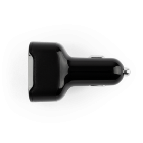 DIRAC Adaptateur allume-cigare avec port USB-A 18W et USB-C 20W en 100% rABS 