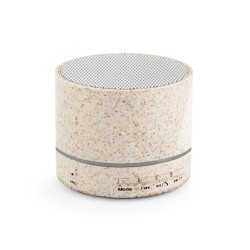 RE-LINEU Haut-parleur portable 3W avec 4h30m d'autonomie en fibre de paille et ABS recyclé (100 % rABS) 