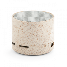 RE-LINEU Haut-parleur portable 3W avec 4h30m d'autonomie en fibre de paille et ABS recyclé (100 % rABS) 