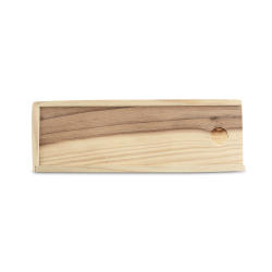 MIGUEL Jeu de dominos dans une boîte en bois avec couvercle 