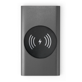 CASSINI Power bank 4 000 mAh avec chargeur sans fil 5W en aluminium recyclé (100 % rAL) 