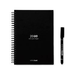 STARTER KIT INFINITE PLANNER A5 Le set comprend un "infinite Diary", un kit de nettoyage, un marqueur et un porte-marqueur 