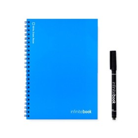 INFINITEBOOK PLAIN A5 Infinitebook avec couverture souple et 15 pages unies pour tableau blanc 