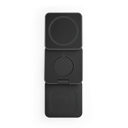 BROGLIE Chargeur magnétique sans fil ultra-rapide 15W 3-en-1 en ABS recyclé (100 % rABS) 
