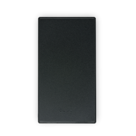 DENNING Banque d'alimentation mince en acier inoxydable de 5 000 mAh 
