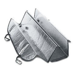 CRADLE Pare-soleil pour pare-brise de voiture avec revêtement en PE et en aluminium 