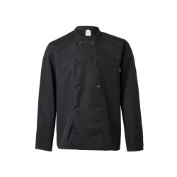 VL KALI Veste de cuisine à manches longues (175g/m²), en coton (35%) et polyester (65%) 