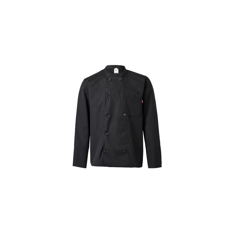 VL KALI Veste de cuisine à manches longues (175g/m²), en coton (35%) et polyester (65%) 
