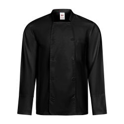 VL KALI Veste de cuisine à manches longues (175g/m²), en coton (35%) et polyester (65%) 
