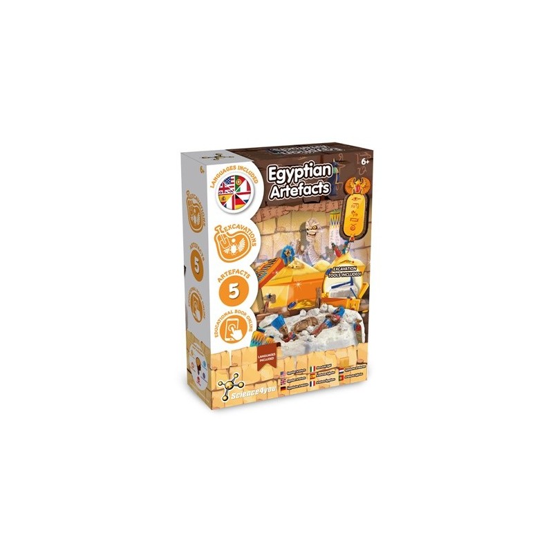 Ancient Egypt Excavation Kit III Jeu éducatif livré avec un sac cadeau en papier kraft (115 g/m²) Ancient Egypt Excavation Kit III Jeu éducatif livré avec un sac cadeau en papier kraft (115 g/m²)