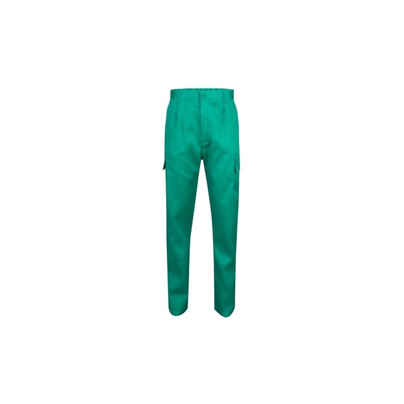 VL AINE Pantalon sergé, multipoches (190g/m²), en coton (20%) et polyester (80%) 
