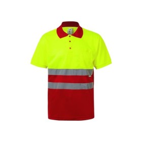 VL CUPID Polo piqué bicolore (160g/m²) à manches courtes, en polyester (100%) 