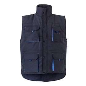 VL NERGAL Gilet rembourré, bicolore, multipoches (120g/m²), en polyester (100%) 