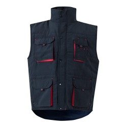 VL NERGAL Gilet rembourré, bicolore, multipoches (120g/m²), en polyester (100%) 