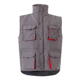 VL NERGAL Gilet rembourré, bicolore, multipoches (120g/m²), en polyester (100%) 