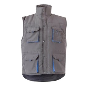 VL NERGAL Gilet rembourré, bicolore, multipoches (120g/m²), en polyester (100%) 
