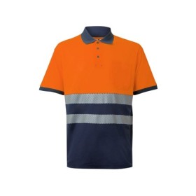VL ACHELOUS Polo piqué bicolore (150g/m²) à manches courtes, en coton (55%) et polyester (45%) 