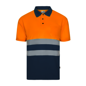 VL FORTUNA Polo Bird-eye (140g/m²) à manches courtes, en polyester (100%) 