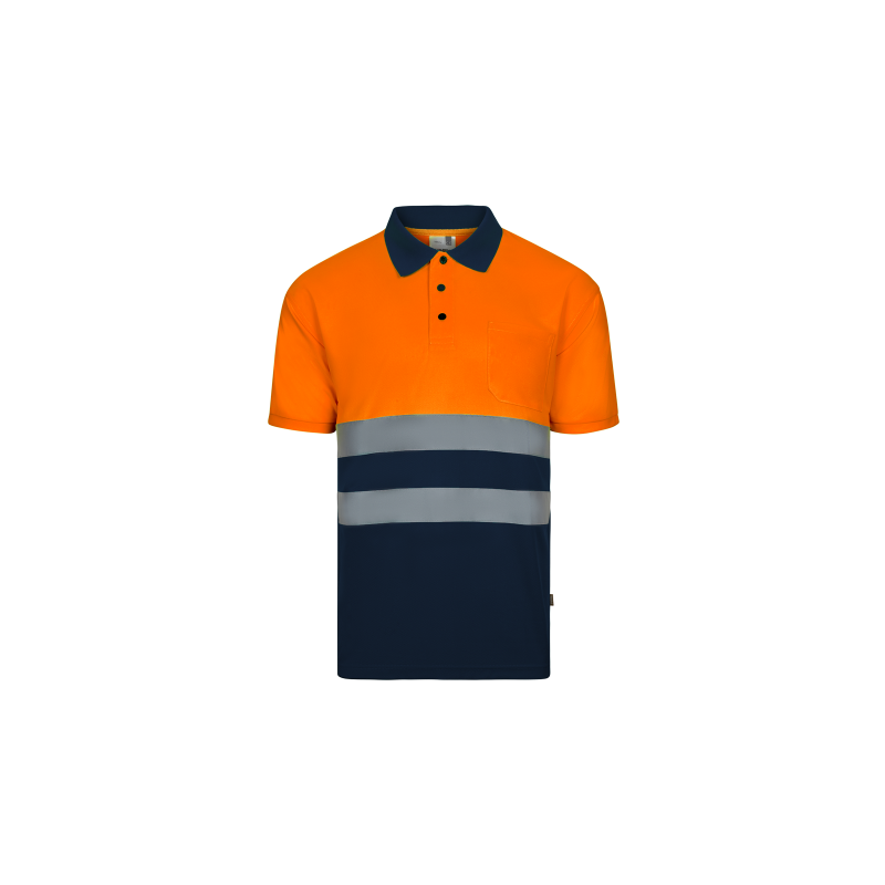 VL FORTUNA Polo Bird-eye (140g/m²) à manches courtes, en polyester (100%) 