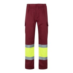 VL ATHENA Pantalon bicolore en sergé (210g/m²), doublé, multi-poches, en coton (20%) et polyester (80%) 