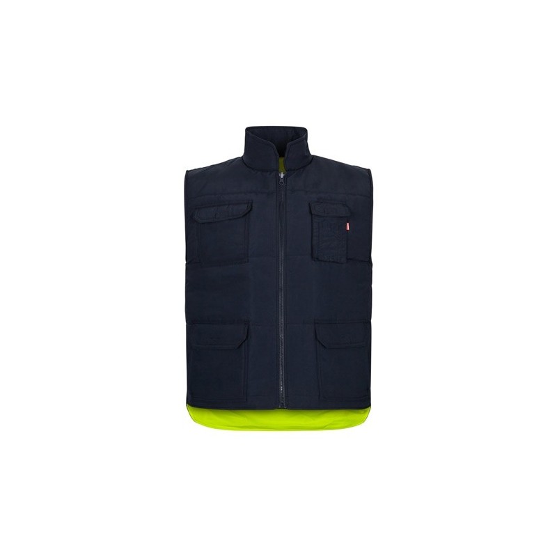 VL DIANA Gilet rembourré (220g/m²), réversible en polyester (100%), avec fermeture à glissière et tirette réversible, et multipo