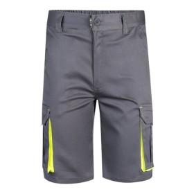 VL HEMERA Bermuda stretch bicolore, multipoches (240g/m²), en coton (46%), EME (38%) et polyester (16%) 