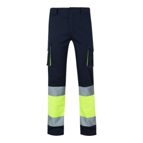 VL ZEUS LARGE Pantalon stretch multipoches bicolore (240g/m²), en coton (46%), EME (38%) et polyester (16%) 