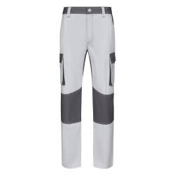 VL NJORD Pantalon sergé, bicolore, multipoches (240 g/m²), en coton (35%) et polyester (65%) 