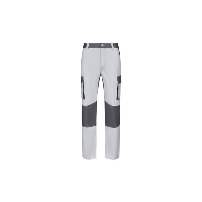 VL NJORD Pantalon sergé, bicolore, multipoches (240 g/m²), en coton (35%) et polyester (65%) 