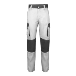 VL NJORD Pantalon sergé, bicolore, multipoches (240 g/m²), en coton (35%) et polyester (65%) 