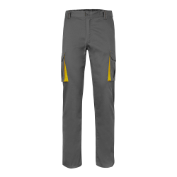 VL FIDES Pantalon stretch bicolore, multipoches (240g/m²), en coton (46%), EME (38%) et polyester (16%) 