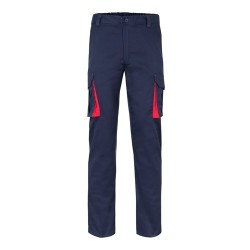 VL FIDES Pantalon stretch bicolore, multipoches (240g/m²), en coton (46%), EME (38%) et polyester (16%) 