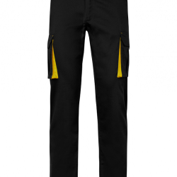 VL FIDES Pantalon stretch bicolore, multipoches (240g/m²), en coton (46%), EME (38%) et polyester (16%) 