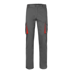 VL FIDES Pantalon stretch bicolore, multipoches (240g/m²), en coton (46%), EME (38%) et polyester (16%) 